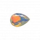 1 Pcs. Of Natural Ethiopian Opal Pear Faceted 7x10mm loose gemstone. | OW_02004