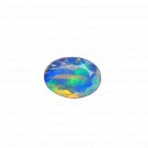 1 Pcs. Of Natural Ethiopian Opal Oval Faceted 7x10mm loose gemstone. | OW_02005