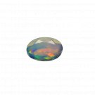1 Pcs. Of Natural Ethiopian Opal Oval Faceted 7x10mm loose gemstone. | OW_02010