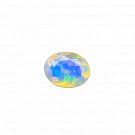 1 Pcs. Of Natural Ethiopian Opal Oval Faceted 7x9mm loose gemstone. | OW_02075