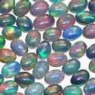 10 Pcs. Of Natural Ethiopian Opal Oval Cabochon 7x9mm loose gemstone. | OW_02112