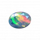 5 Pcs. Of Natural Ethiopian Opal Oval Faceted 7x9mm loose gemstone. | OW_02127