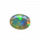 1 Pcs. Of Natural Ethiopian Opal Oval Faceted 8x10mm loose gemstone. | OW_02258