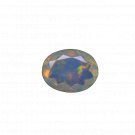 1 Pcs. Of Natural Ethiopian Opal Oval Faceted 8x10mm loose gemstone. | OW_02265