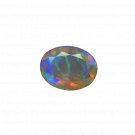 1 Pcs. Of Natural Ethiopian Opal Oval Faceted 8x10mm loose gemstone. | OW_02266