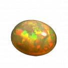 1 Pcs. Of Natural Ethiopian Opal Oval Cabochon 8x10mm loose gemstone. | OW_02277