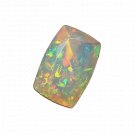 1 Pcs. Of Natural Ethiopian Opal Cushion Faceted 8x12mm loose gemstone. | OW_02363