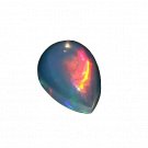 1 Pcs. Of Natural Ethiopian Opal Pear Cabochon 8X12mm loose gemstone. | OW_02365