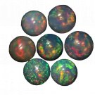 5 Pcs. Of Natural Ethiopian Opal Round Cabochon 9mm loose gemstone. | OW_02487
