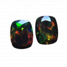 2 Pcs. Of Natural Ethiopian Opal Rectangle Faceted 9x7mm loose gemstone. | OW_02569