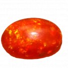 5 Pcs. Of Natural Orange  Ethiopian Opal Oval Cabochon 9x11mm loose gemstone. | OW_02625