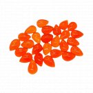 2 Pcs. Of Natural Orange Ethiopian Opal Pear Cabochon 5x7mm loose gemstone. | OW_02660