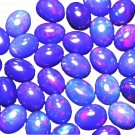 5 Pcs. Of Natural Purple Ethiopian Opal Oval Cabochon 3x5mm loose gemstone. | OW_02868