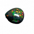 1 Pcs. Of Natural Australian Black Opal Pear Cabochon 10x10mmloose gemstone. | OW_02918
