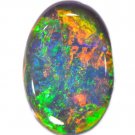 1 Pcs. Of Natural Australian Black Opal Oval Cabochon 10x6.5mmloose gemstone. | OW_02920
