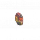 1 Pcs. Of Natural Australian Black Opal Oval Cabochon 10x6mmloose gemstone. | OW_02921