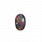 1 Pcs. Of Natural Australian Black Opal Oval Cabochon 10x7mmloose gemstone. | OW_02923