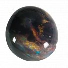 1 Pcs. Of Natural Australian Black Opal Oval Cabochon 12x10mmloose gemstone. | OW_02942