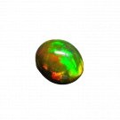 1 Pcs. Of Natural Australian Black Opal Oval Cabochon 12x10mmloose gemstone. | OW_02944