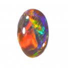 1 Pcs. Of Natural Australian Black Opal Oval Cabochon 12x8mmloose gemstone. | OW_02948