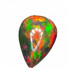 1 Pcs. Of Natural Australian Black Opal Pear Cabochon 12x9mmloose gemstone. | OW_02953