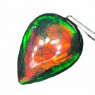 1 Pcs. Of Natural Australian Black Opal Pear Cabochon 12x9mmloose gemstone. | OW_02954