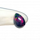 1 Pcs. Of Natural Australian Black Opal Pear Cabochon 14x10mmloose gemstone. | OW_02971