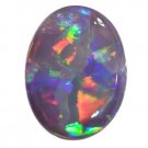 1 Pcs. Of Natural Australian Black Opal Oval Cabochon 14x11mmloose gemstone. | OW_02974