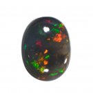 1 Pcs. Of Natural Australian Black Opal Oval Cabochon 15x11mmloose gemstone. | OW_02987