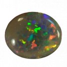 1 Pcs. Of Natural Australian Black Opal Oval Cabochon 15x13mmloose gemstone. | OW_02992