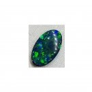 1 Pcs. Of Natural Australian Black Opal Oval Cabochon 16x10mmloose gemstone. | OW_02998