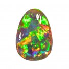 1 Pcs. Of Natural Australian Black Opal Oval Cabochon 16x11.5mmloose gemstone. | OW_03000