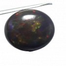 1 Pcs. Of Natural Australian Black Opal Oval Cabochon 16x13mmloose gemstone. | OW_03005