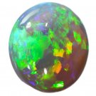 1 Pcs. Of Natural Australian Black Opal Oval Cabochon 16x14mmloose gemstone. | OW_03007