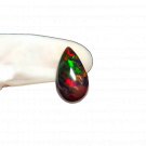1 Pcs. Of Natural Australian Black Opal Pear Cabochon 19x11mmloose gemstone. | OW_03018