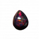 1 Pcs. Of Natural Australian Black Opal Pear Cabochon 21x16.5mmloose gemstone. | OW_03025