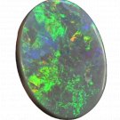 1 Pcs. Of Natural Australian Black Opal Oval Cabochon 22x15mmloose gemstone. | OW_03028