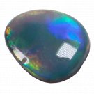 1 Pcs. Of Natural Australian Black Opal Pear Cabochon 7x5.5mmloose gemstone. | OW_03038