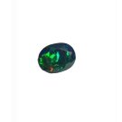 1 Pcs. Of Natural Australian Black Opal Oval Faceted 9x6.5mmloose gemstone. | OW_03048