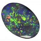 1 Pcs. Of Natural Australian Dark Opal Oval Cabochon 13.5x9mmloose gemstone. | OW_03062