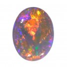 1 Pcs. Of Natural Australian Dark Opal Oval Cabochon 18x16mmloose gemstone. | OW_03075