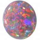 1 Pcs. Of Natural Australian Dark Opal Oval Cabochon 20x18mmloose gemstone. | OW_03077