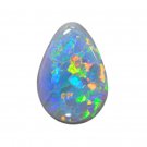 1 Pcs. Of Natural Australian Dark Opal Pear Cabochon 9x6.5mmloose gemstone. | OW_03079
