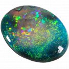 1 Pcs. Of Natural Australian Dark Opal Oval Cabochon 9x7mmloose gemstone. | OW_03080