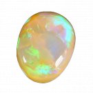 1 Pcs. Of Natural Australian Opal Oval Cabochon 15x13mmloose gemstone. | OW_03148