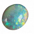 1 Pcs. Of Natural Australian Opal Oval Cabochon 15x14mmloose gemstone. | OW_03150