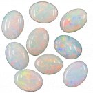 1 Pcs. Of Natural Australian Pin Fire Opal Oval Cabochon 10x8mmloose gemstone. | OW_03204