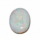 1 Pcs. Of Natural Australian White Opal Oval Cabochon 22x18mmloose gemstone. | OW_03238