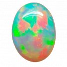 1 Pcs. Of Natural Dark Opal Oval Cabochon 16x12mmloose gemstone. | OW_03251