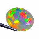 1 Pcs. Of Natural Dark Opal Oval Faceted 11x9mmloose gemstone. | OW_03257